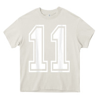 Cream number 11 shirt sports player number back of shirt Heavy Core Tee - ArtChic