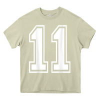 Mossy number 11 shirt sports player number back of shirt Heavy Core Tee - ArtChic