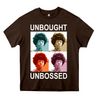 Chocolate Brown unbought unbossed shirley chisholm retro vintage gift long sleeve t sh Heavy Core Tee - ArtChic
