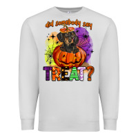 Dove Grey did somebody say treat Premium Sweatshirt - BarkalooDesign