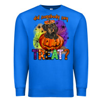 True Royal did somebody say treat Premium Sweatshirt - BarkalooDesign