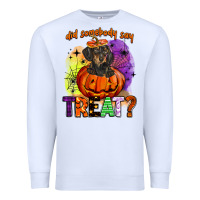 White did somebody say treat Premium Sweatshirt - BarkalooDesign