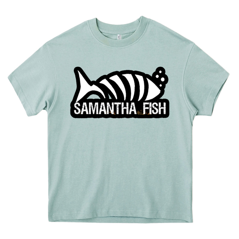 Samantha Fish Music Artwork Essential Heavy Core Tee by ArtChic | Teevron