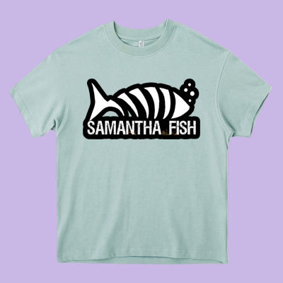 Samantha Fish Music Artwork Essential Heavy Core Tee Designed By Artchic