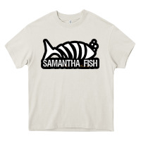 Cream SAMANTHA FISH MUSIC ARTWORK Essential Heavy Core Tee - ArtChic