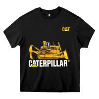 Black bulldozercat 1 Heavy Core Tee - ArtChic