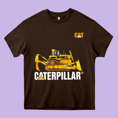 Bulldozercat 1 Heavy Core Tee Designed By Artchic