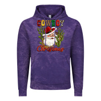 Cloud Purple cowboy christmas western cactus Vintage Hoodie - CowGirlArtShop