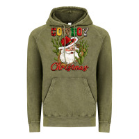 Vintage Olive cowboy christmas western cactus Vintage Hoodie - CowGirlArtShop