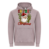 Vintage Zinc cowboy christmas western cactus Vintage Hoodie - CowGirlArtShop
