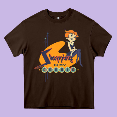 The Jetsons Jane Jetson Shopping Is My Cardio Premium T Shirt Heavy Core Tee Designed By Artchic