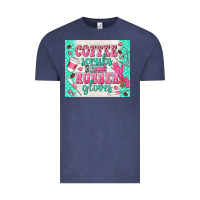 Vintage Denim coffee scrubs and rubber gloves Vintage Tee - TumblerDesignByShophia