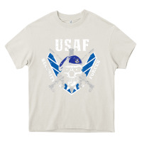 Cream US Air Force Security Forces Heavy Core Tee - ArtChic