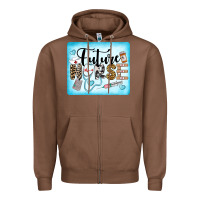 Chestnut Western Future Nurse Zipper Hoodie - LillyAllenDesigns
