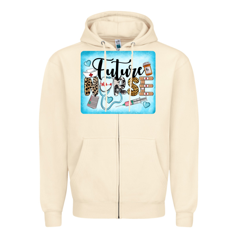 Western Future Nurse Zipper Hoodie by LillyAllenDesigns | Teevron