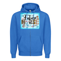 True Royal Western Future Nurse Zipper Hoodie - LillyAllenDesigns