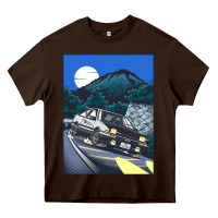 Chocolate Brown initial d poster hipster Heavy Core Tee - ArtChic