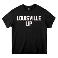 Black louisville lip Heavy Core Tee - ArtChic