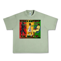 Oil Green rosa sat so ruby could walk so kamala could run tu Urban Heavy Tee - CowGirlArtShop
