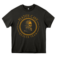 Asphalt platos cave rescue team ancient greek philosophy p Heavy Core Tee - ArtChic