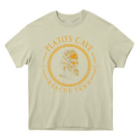 Platos Cave Rescue Team Ancient Greek Philosophy P Heavy Core Tee | Teevron