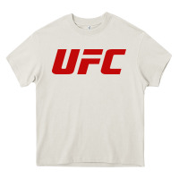 Cream ⭐ UFC'CHAMPIONSHIP ⭐collections⭐ design Heavy Core Tee - ArtChic