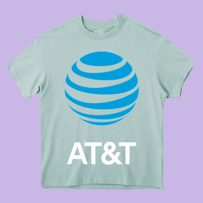 At&t Heavy Core Tee Designed By Artchic