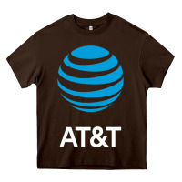 Chocolate Brown At&t Heavy Core Tee - ArtChic