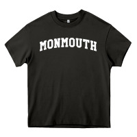 Asphalt Monmouth Arch Retro University Style Heavy Core Tee - ArtChic