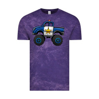 Cloud Purple police car monster truck Vintage Tee - Jasminsmagicworld