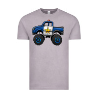 Vintage Zinc police car monster truck Vintage Tee - Jasminsmagicworld