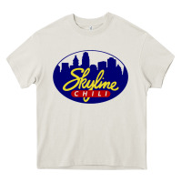 Cream skyline chili Heavy Core Tee - ArtChic