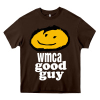 Chocolate Brown wmca good guy Heavy Core Tee - ArtChic
