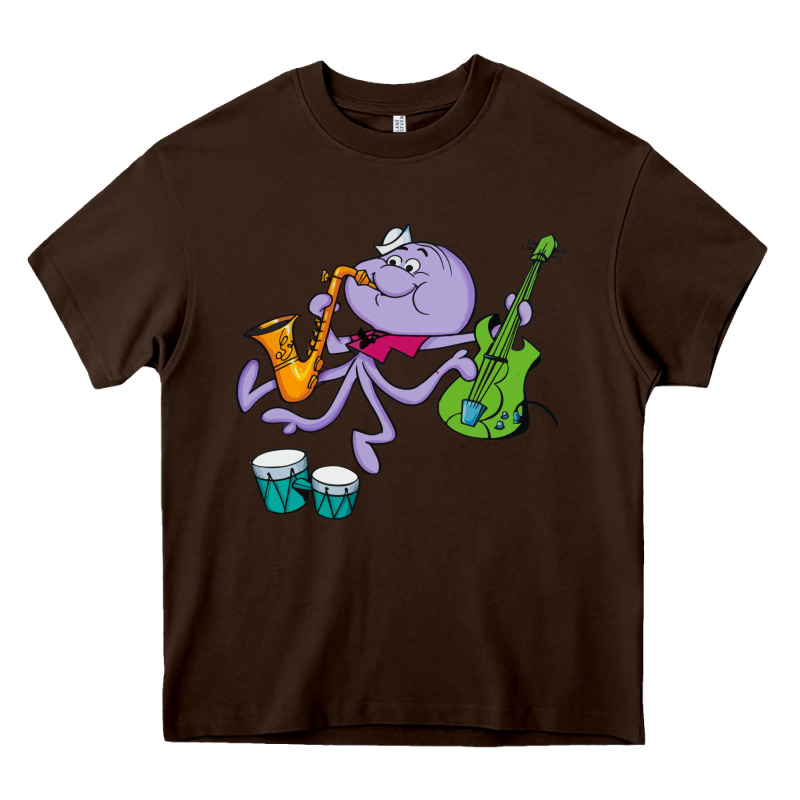 Squiddly Diddly Heavy Core Tee by ArtChic | Teevron