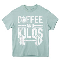 Arona Coffee And Kilos Weightlifting Gift Heavy Core Tee - ArtChic