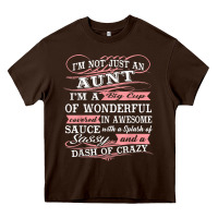 Chocolate Brown Aunt I m A Big Cup Of Wonderful Funny Aunt Gift Tee Heavy Core Tee - trangStudio