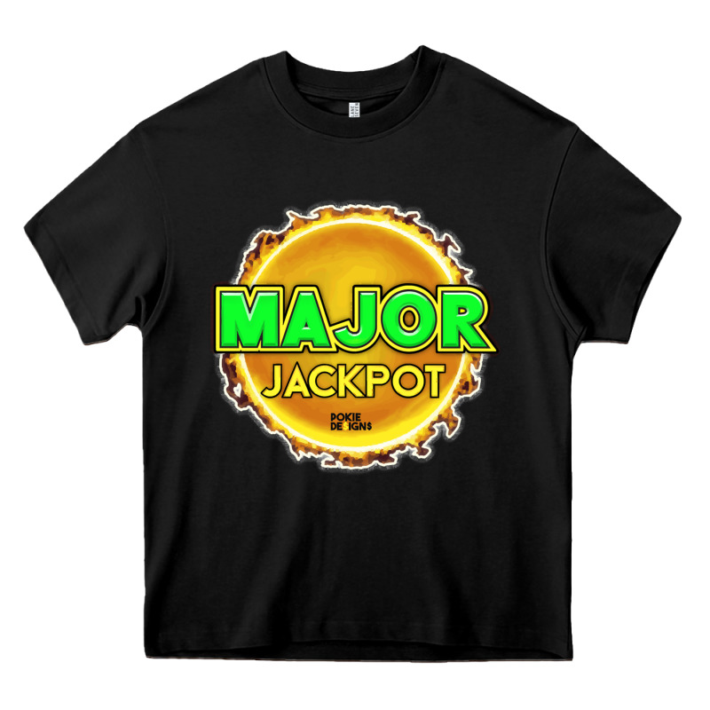 Major Jackpot Design - Pokie Designs Heavy Core Tee by ArtChic | Teevron