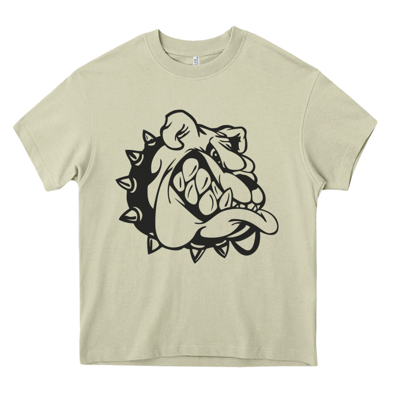 English Bulldog Heavy Core Tee by ArtChic | Teevron