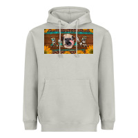 Moon Dust western heifer mom with sunflowers and turquoise license plate Heavyweight Hoodie - Artiststas