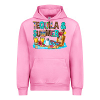 Fuchsia Pink tequila and summmer Urban Hoodie - AdoDesignShop
