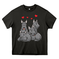 Scottish Terrier Lover Scottish Terrier Dog Aberdeen Terrier Heavy Core Tee | Teevron