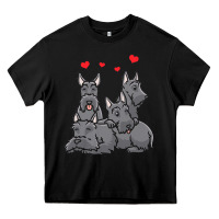 Black Scottish Terrier Lover Scottish Terrier Dog Aberdeen Terrier Heavy Core Tee - trangStudio