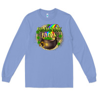 Colony Blue shamrock farm Long Sleeve Tee - CowGirlArtShop