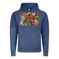 Vintage Denim christmas spirit activate Vintage Hoodie - CowGirlArtShop