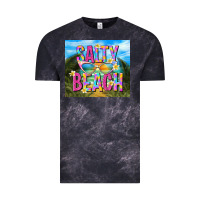 Cloud Black salty beach Vintage Tee - TumblerDesignByShophia