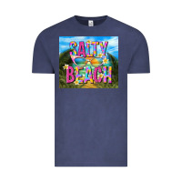 Vintage Denim salty beach Vintage Tee - TumblerDesignByShophia