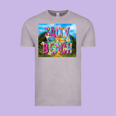 Salty Beach Vintage Tee Designed By Tumblerdesignbyshophia