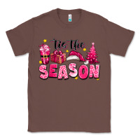 Chestnut Pink 'tis the season Christmas Classic Tee - texasbilliewilder