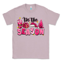 Lilac Pink 'tis the season Christmas Classic Tee - texasbilliewilder
