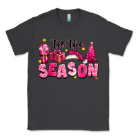 Smoke Pink 'tis the season Christmas Classic Tee - texasbilliewilder